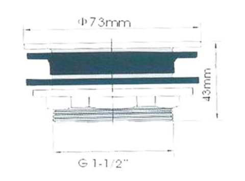 Easy Clean Shower Waste Secondary image