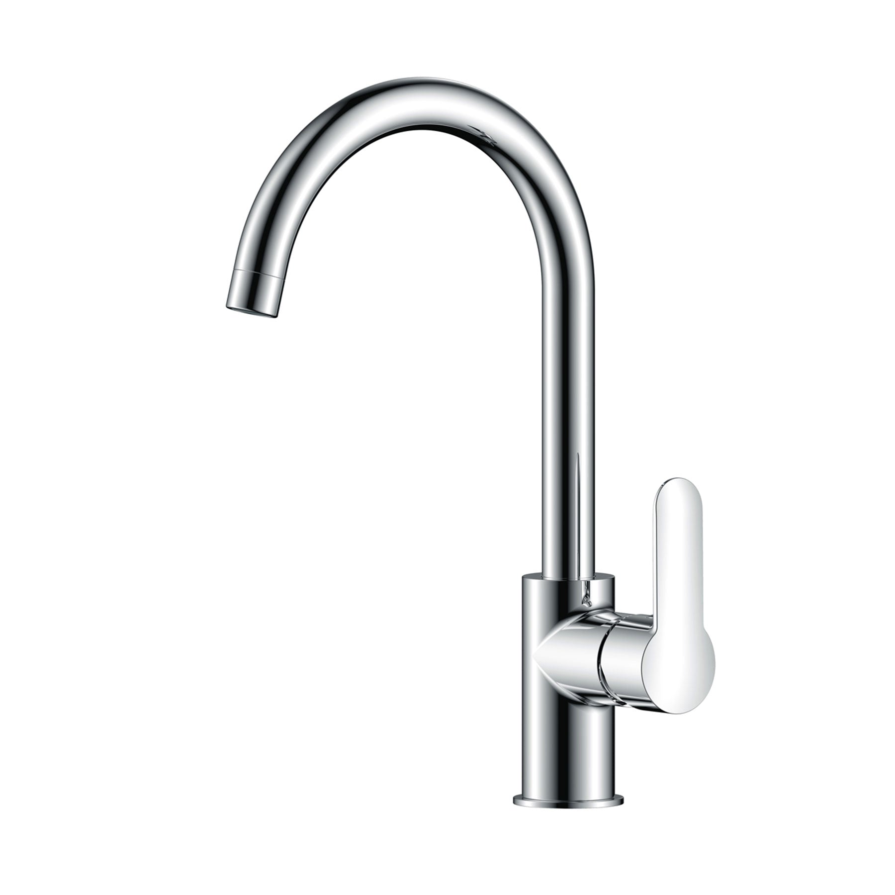 Kitchen Mixer Tap with Single Lever Tap Design - Chrome Finish