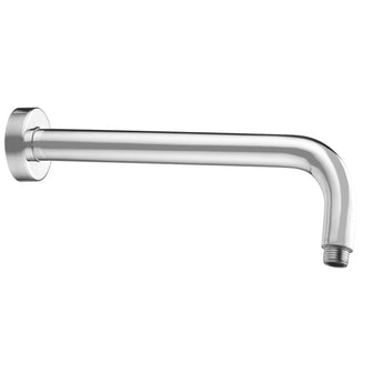 Fixed Round Wall Mounted Showers Arm, 300mm - Chrome Finish Secondary image