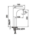 Flora_Tall_Single_Lever_Basin_Mixer_without_Pop-up_Waste