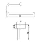  towel ring techincal drawing