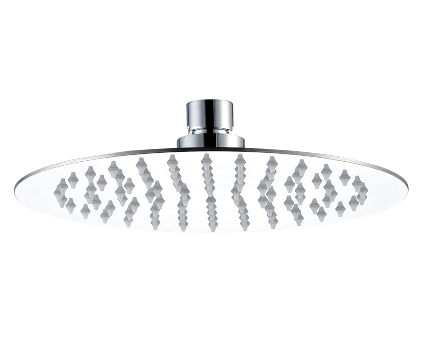 Stylish Ultra-Thin Round Rainfall Shower Head, 400mm - Chrome Tapron