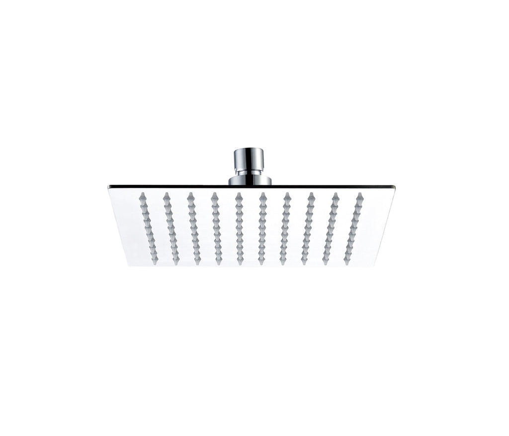 Ultra-Thin Best Water Saving Shower Head, 200mm - Chrome Finish