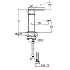modern basin taps-Drawing Technical