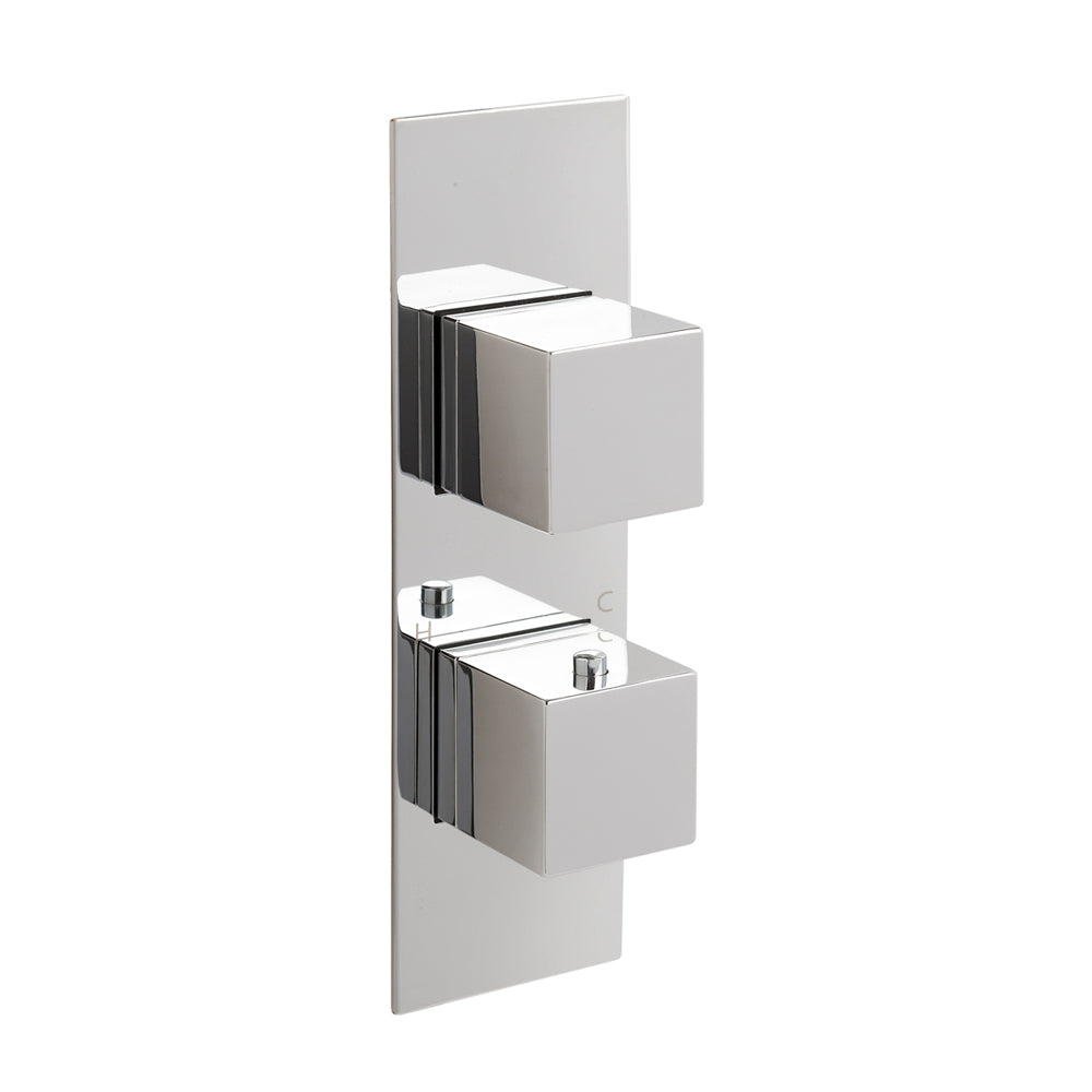 Slimline 1 Outlet Thermostatic Shower Valve - Vertical
