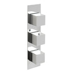 buy thermostatic concealed 2 outlet shower valve tapron
