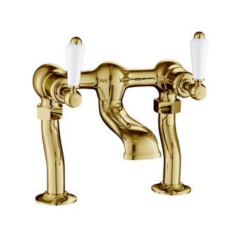 Traditional Deck Mounted Bath Filler Tap – Gold Secondary image