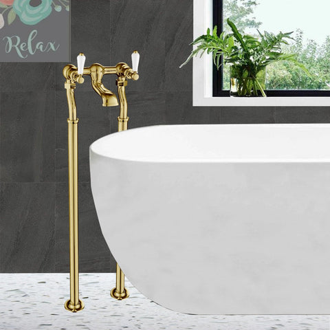 Lever Traditional Free-Standing Bath Filler Taps, MP 0.5