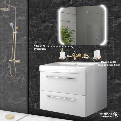 Gold Bathroom Accessories -Tapron