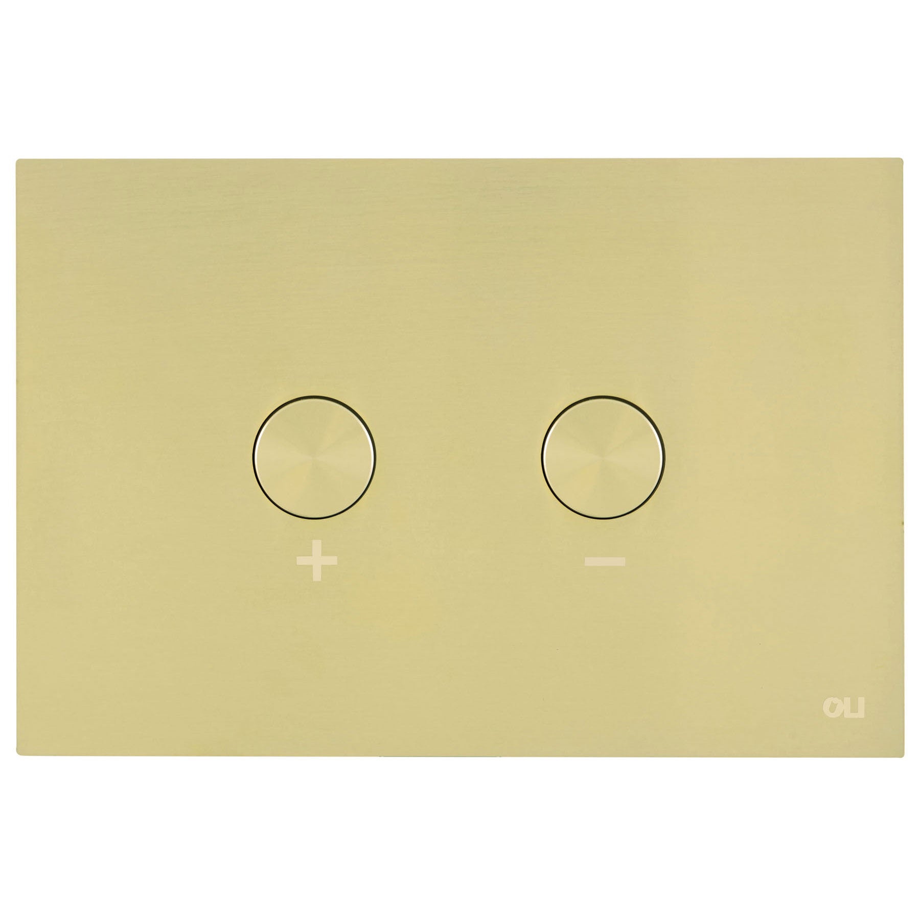 Brushed Gold Toilet Flush Plate Secondary image
