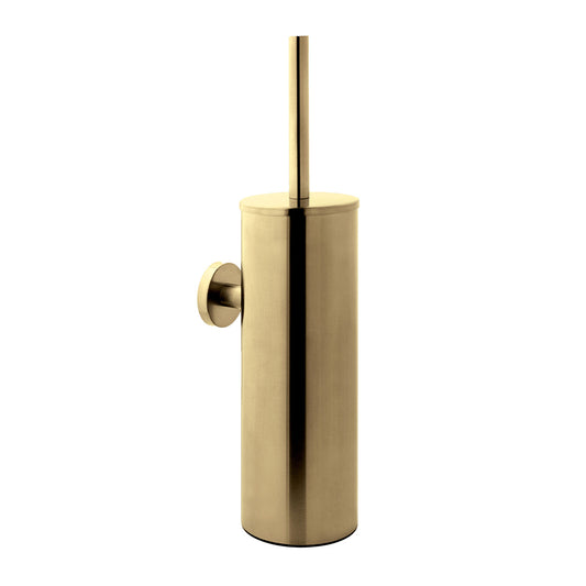 Wall Mounted Gold Toilet Brush Holder with Brush - tapron 1000