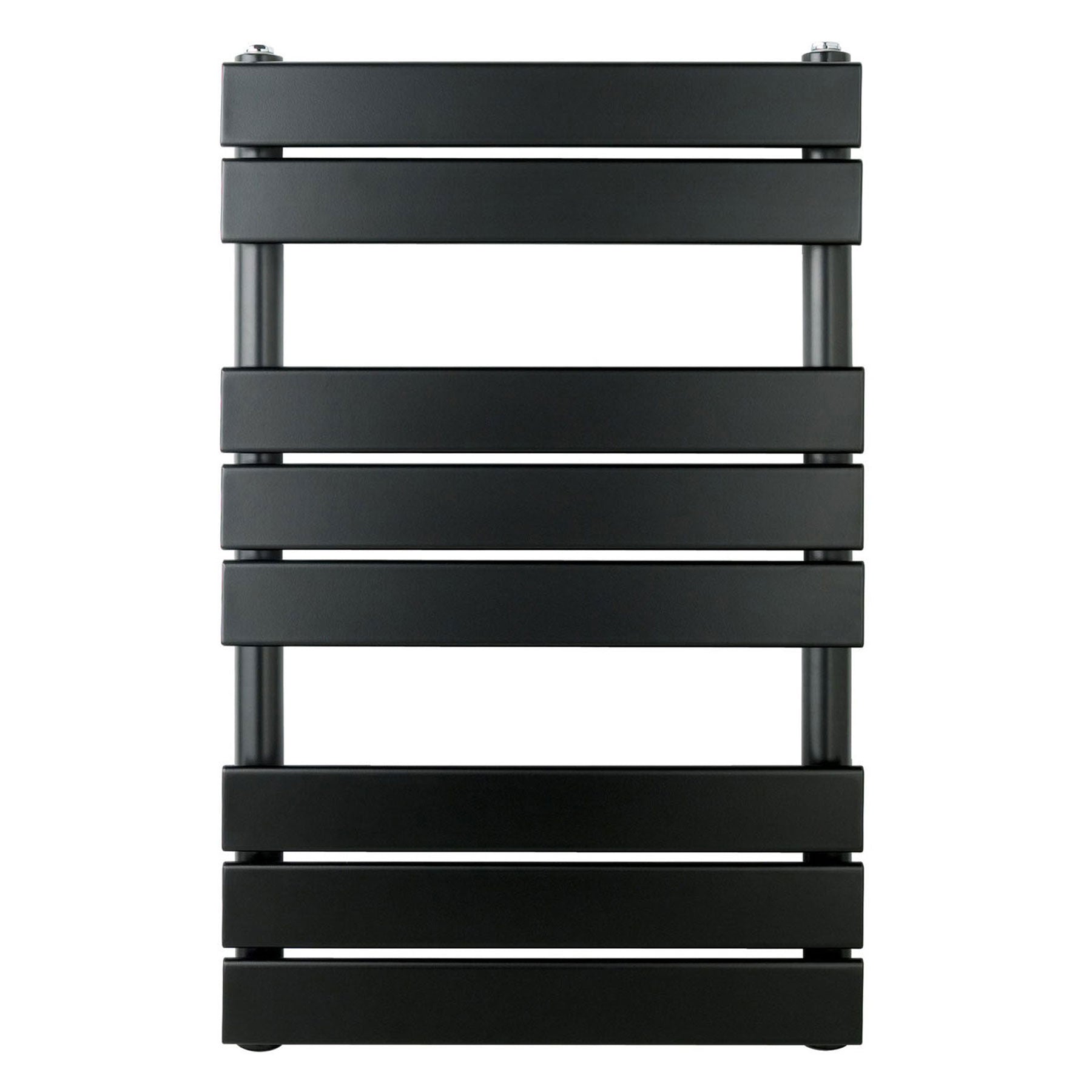Heated Towel Rail Flat Bars 800 x 500mm Dual Fuel - Matt Black Secondary image