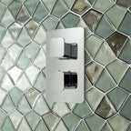 Thermostatic Concealed 2 Outlet Shower Valve - chrome 