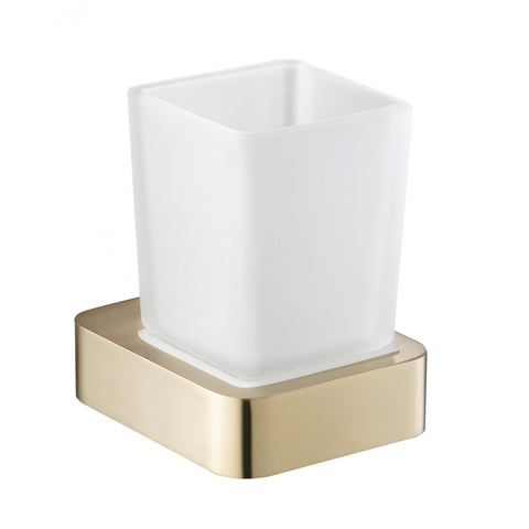 Gold Bathroom Tumbler Holder [33141BBR]
