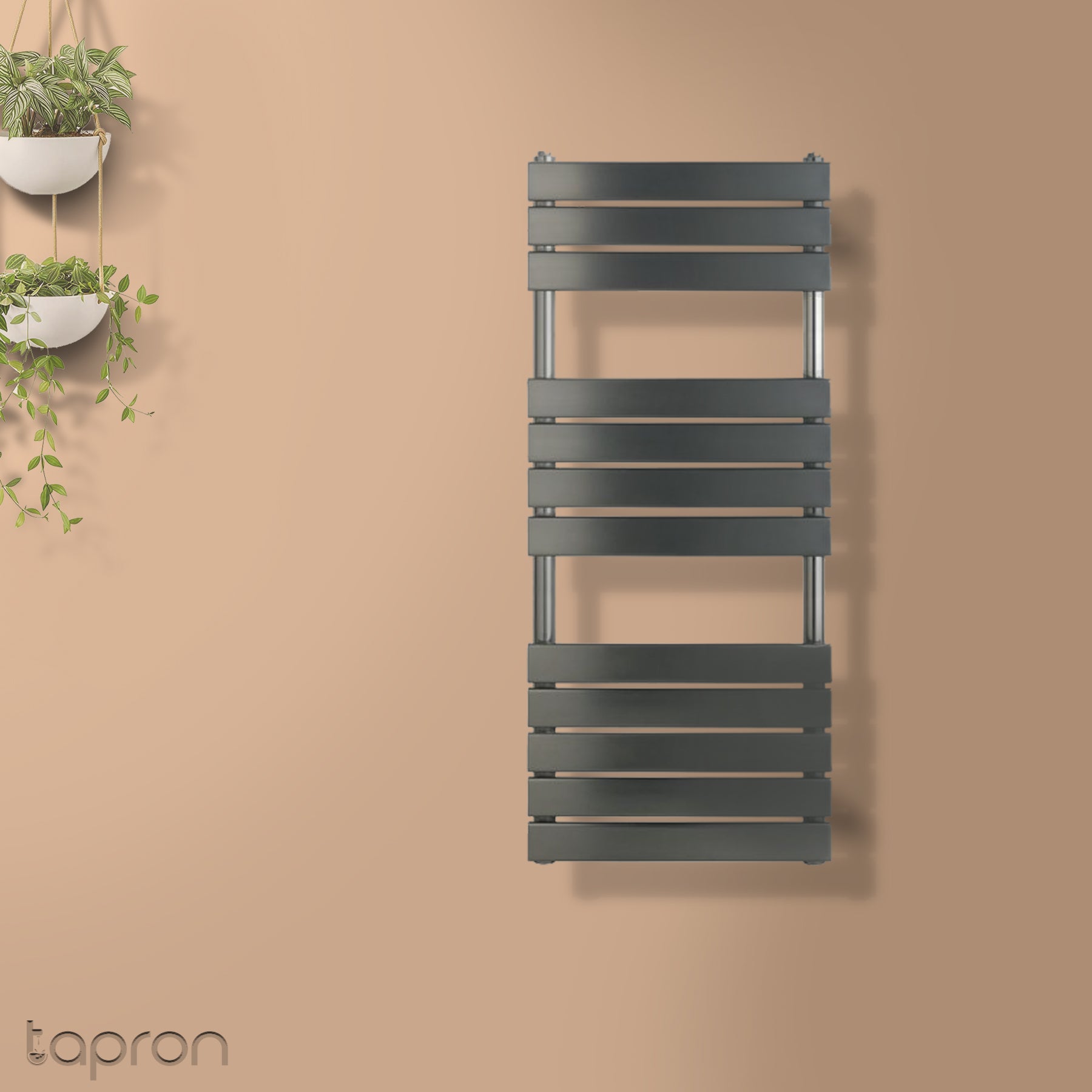 Heated Towel Rail 1200 x 500mm - Black