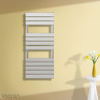 Chrome Dual Fuel Towel Radiator - 1200 X 500mm