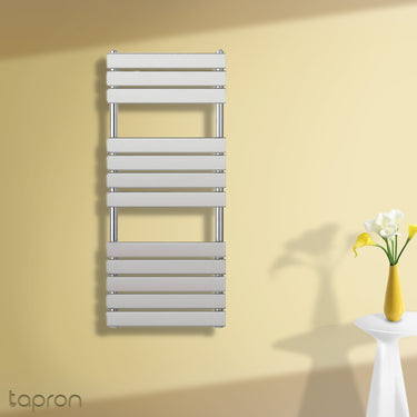 Chrome Dual Fuel Towel Radiator - 1200 X 500mm