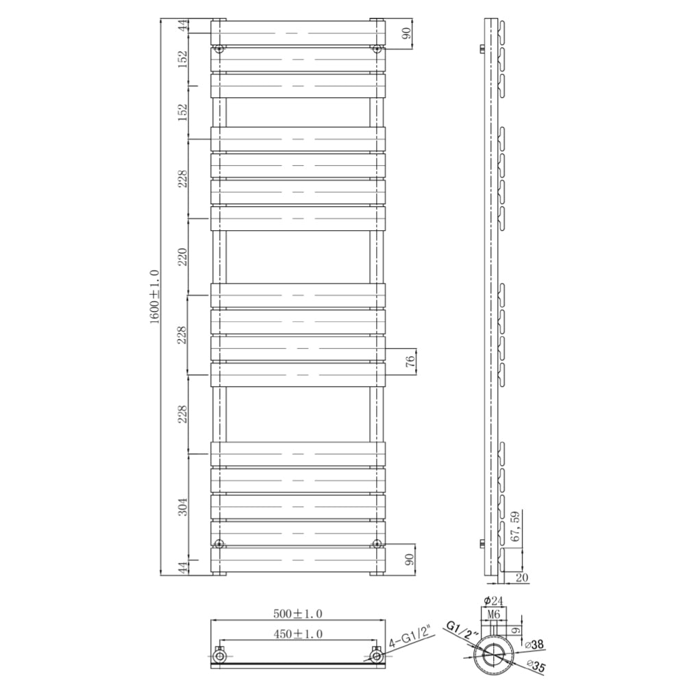 dual fuel towel rails UK