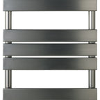 heated towel rail dual fuel 800mm x 500mm