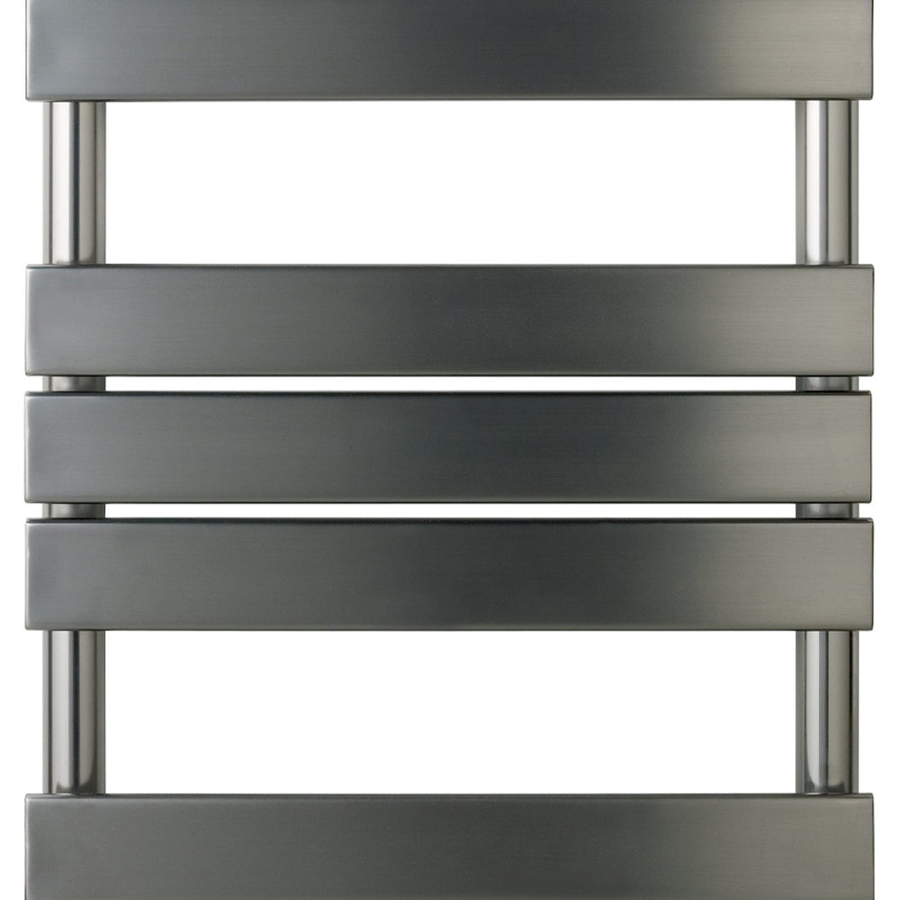 heated towel rail dual fuel 800mm x 500mm
