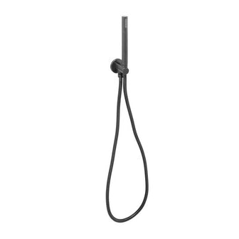 Round Water Outlet Hose & Handshower Brushed Black Secondary image