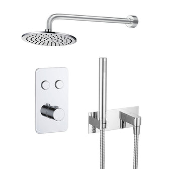 Hugo 2 Outlet Touch Thermostat with Hand shower and Overhead Shower [COM055] Main image