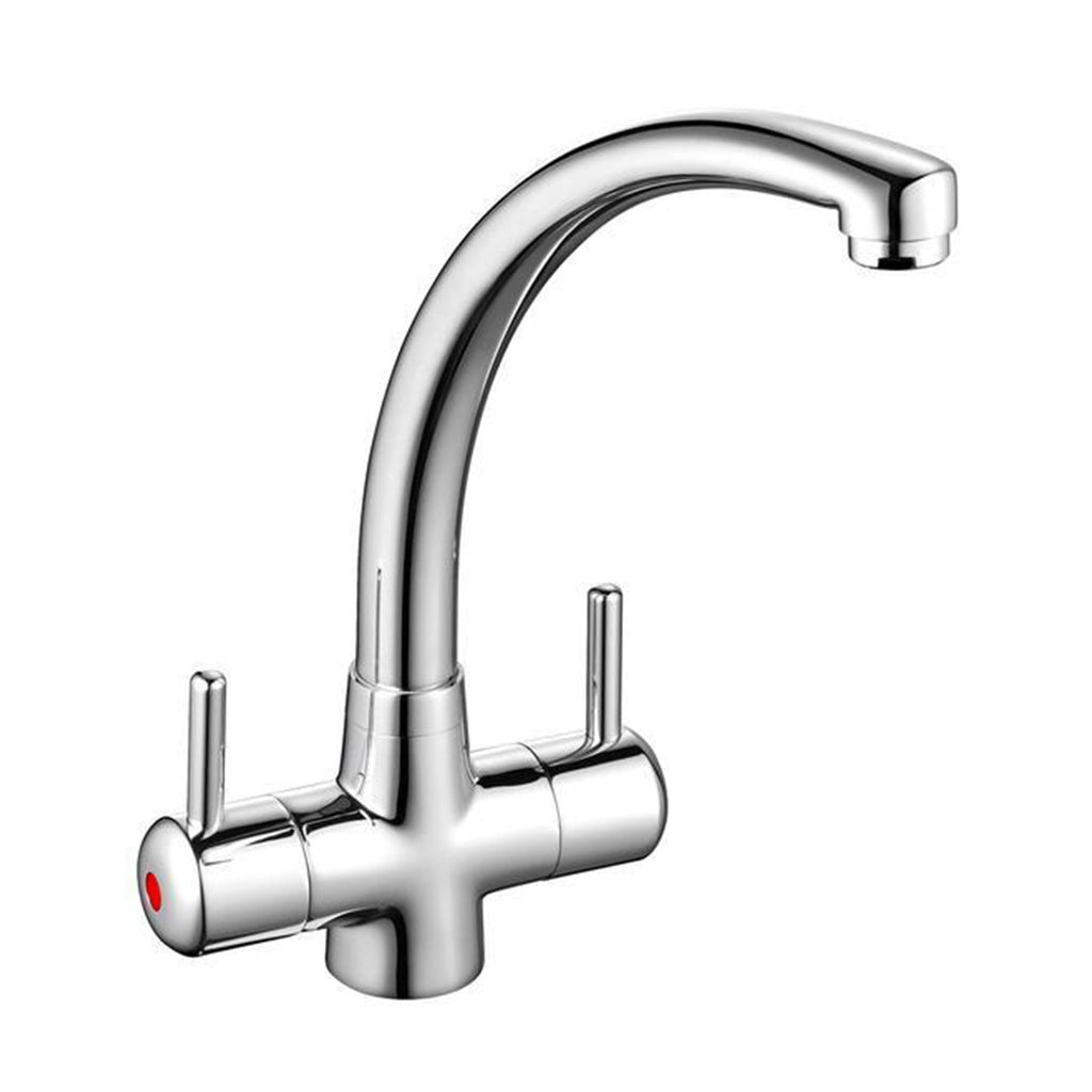 Impulse Monobloc Kitchen Mixer Tap with Swivel Spout - Chrome Finish