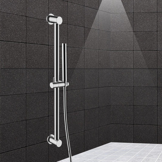 Inox Brushed Stainless Steel Slide Rail With Single Function Hand Shower 1800
