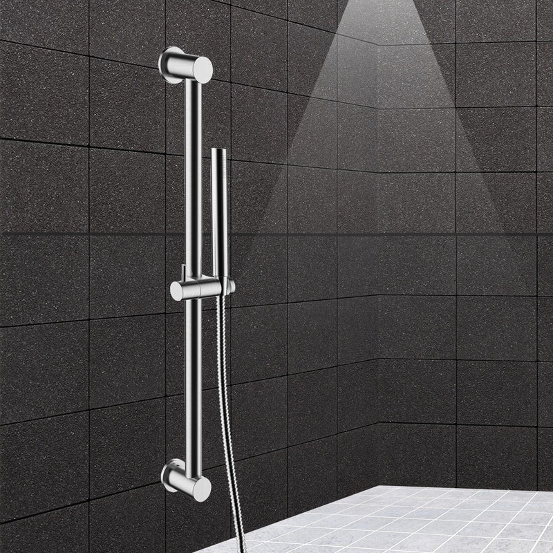 Inox Brushed Stainless Steel Slide Rail With Single Function Hand Shower