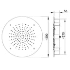  shower heads Technical Drawing