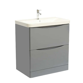 Isla Floor Standing Bathroom Storage with Deep Ceramic Basin  Main image