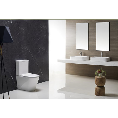 Neo Rimless Short Projection Close Coupled WC with Geberit Flush & Soft Close Seat