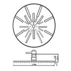 Round Shower Head 200mm
