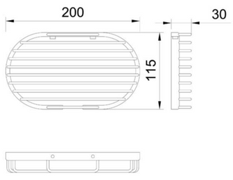 Large Triangle Corner Shelf Basket Secondary image
