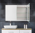 Led Mirror Aluminium Cabinet with Double door