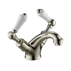 brushed nickel basin tap