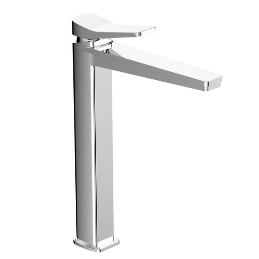Luxury HIX Single Lever Tall Basin Mixer Tap with Chrome Finish to add a Contemporary Touch 1800