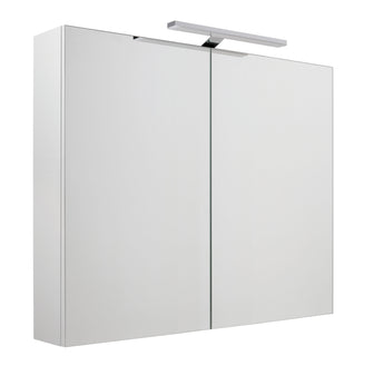 Mirror Cabinet with Light and Shaver Socket - 800x700mm Main image