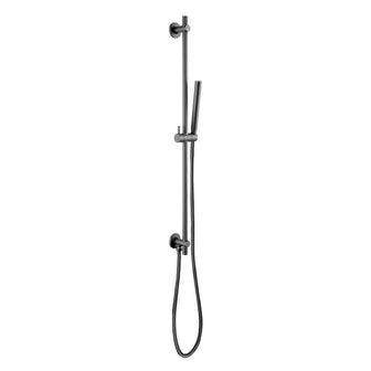 Shower Slide Rail Kit with Bottom Outlet Matt Black Secondary image