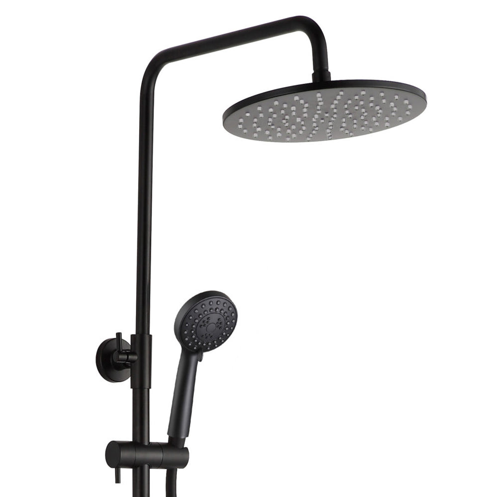 Thermostatic shower mixer black