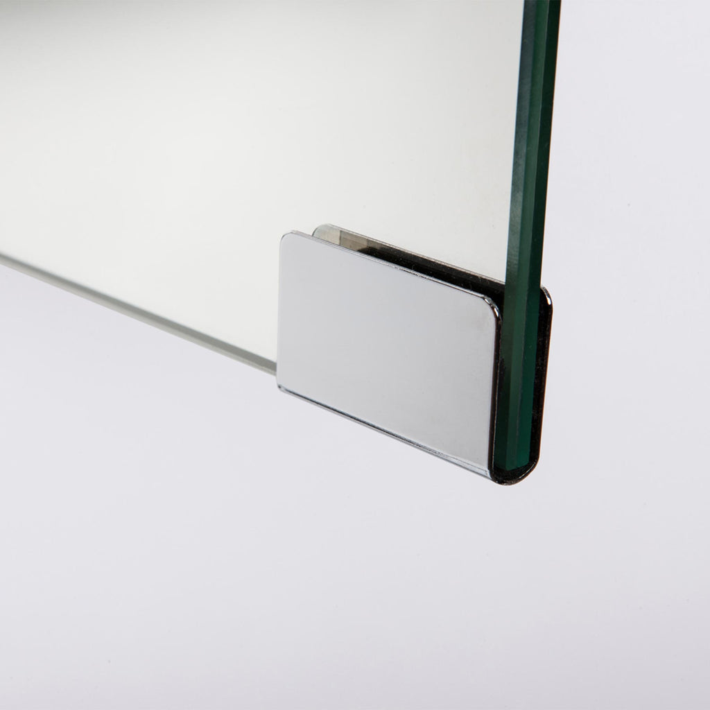 Bathroom Mirror Cabinet with Light and Shaver Plug 600mm cabinet door