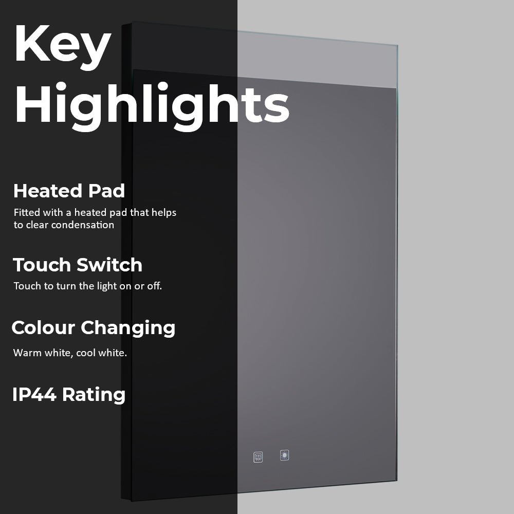 Led Bathroom Mirrors-Tapron