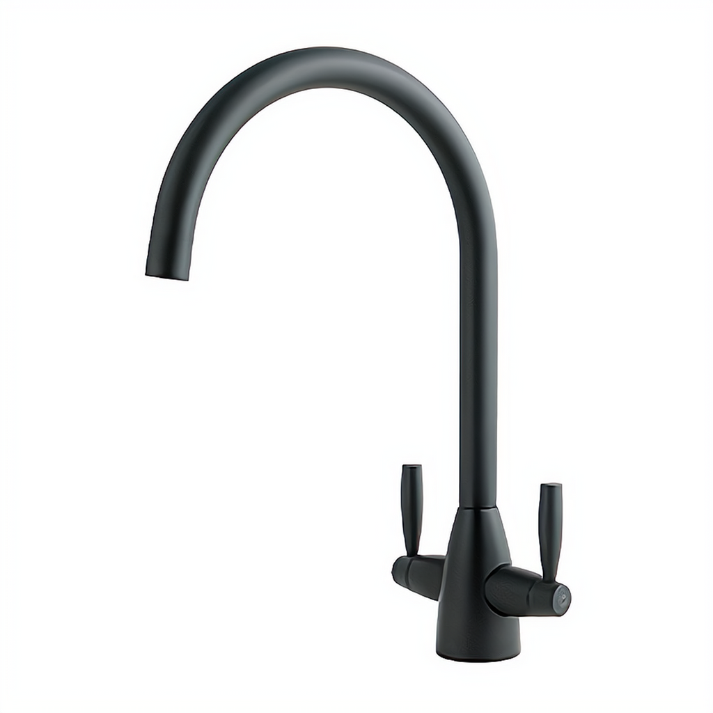 Traditional Black Kitchen Mixer Tap