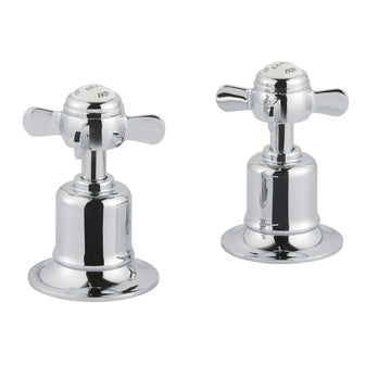 Chester Pinch Deck Mounted Panel Valves - Chrome [98809] Main image