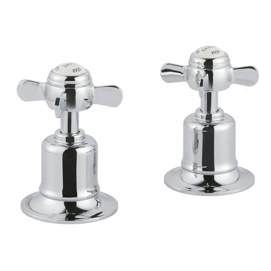 Chester Pinch Deck Mounted Panel Valves - Chrome [98809] 1000
