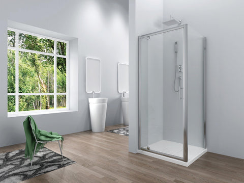 Easy Clean 8mm Wet Room Shower Temper Glass 2000mm & 275mm Return Panel