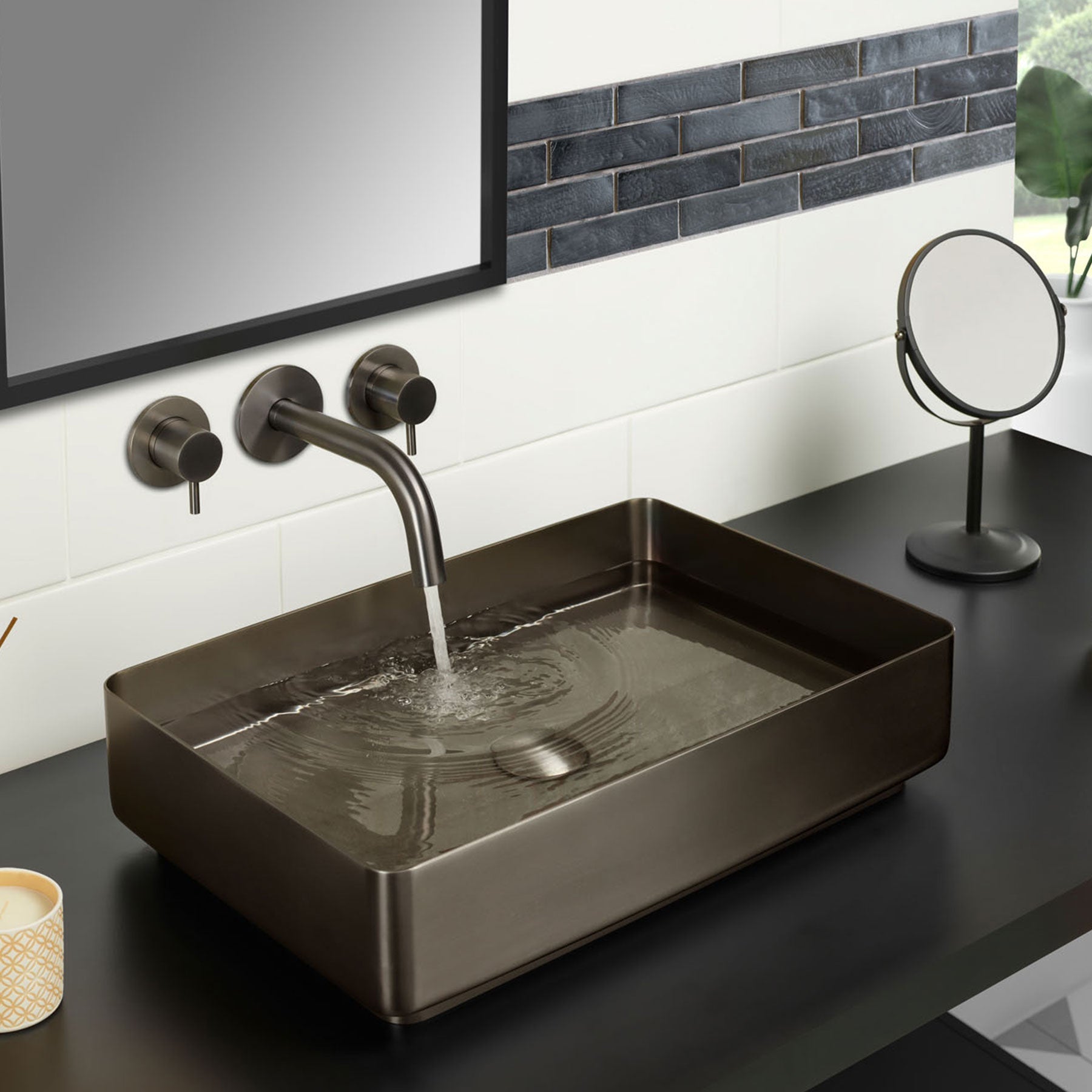 Brushed Black Wall Mounted Valves Secondary image