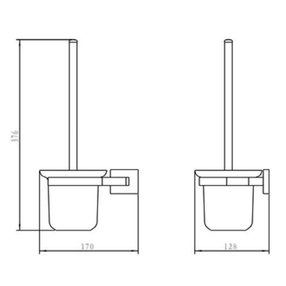 Mode Toilet Brush and Holder Secondary image