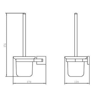 Mode Toilet Brush and Holder Secondary image