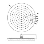 modern shower heads Technical Drawing
